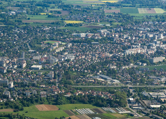 Thônex- Gaillard, Depuis le Salève