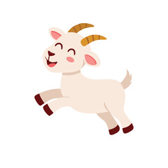 cartoon sheep with a big smile