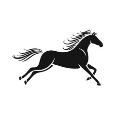 horse silhouette vector