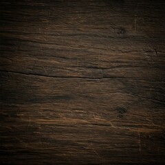 Fototapeta premium Dark wood background with grunge weathered and aged brown wooden texture