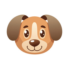 Adorable Cartoon Dog Icon for Design Lovers