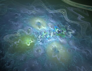 Imaginatory fractal abstract background Image