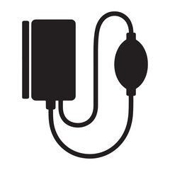 stethoscope on white background