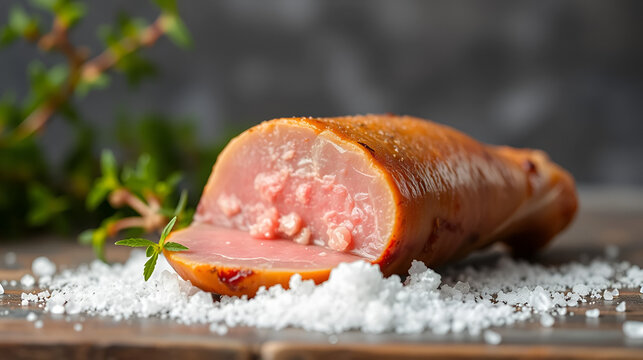 Nitrite (NO2-) anion. Nitrite salts are used in the curing of meat