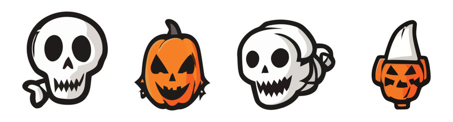 Set Halloween Icons