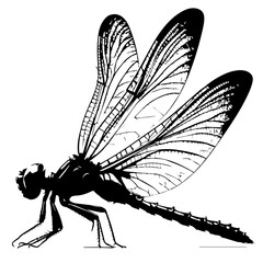 dragonfly vector illustration