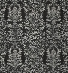 Elegant gothic damask wallpaper, seamless floral & geometric design, black & white , background, illustration, elegant
