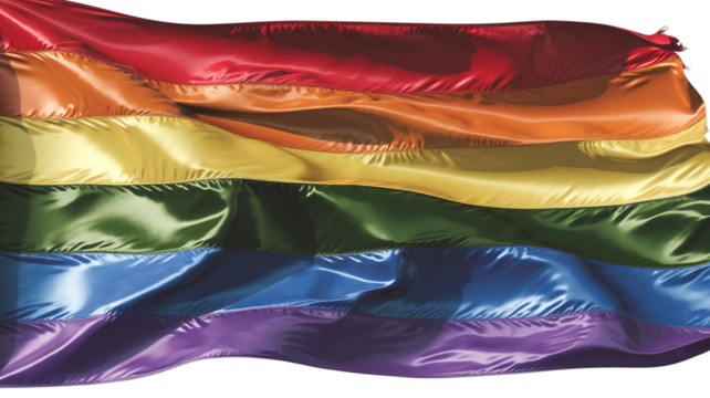 Rainbow Pride Flag, Symbol of LGBTQ+ Identity and Celebration, pride month