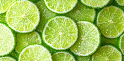 The image of a fresh lime slice is juxtaposed with a glistening water droplet on a background generated by AI