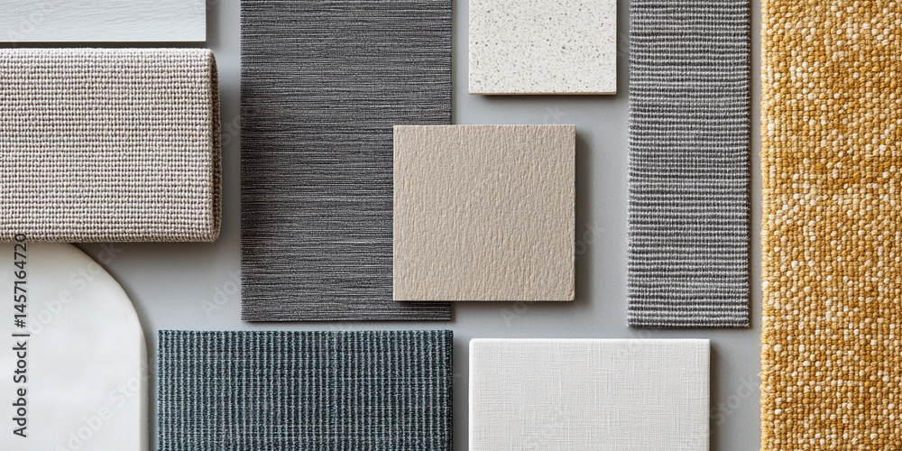 Poster exploring a range of natural and engineered materials for design generative ai