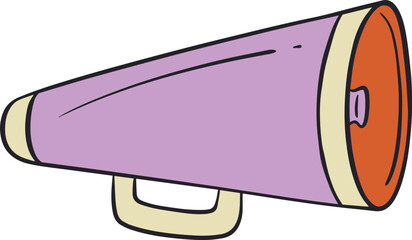 hand holding megaphone