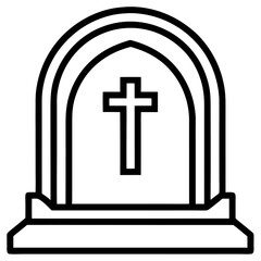 Obraz premium Graveyard Halloween vector graphic for spooky shirts, posters, crafts, and decor.