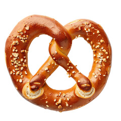 pretzels isolated on white background