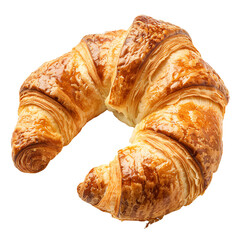 croissant isolated on white background