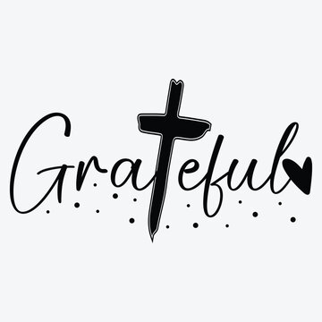 Grateful Vector Design, Jesus T-shirt Design