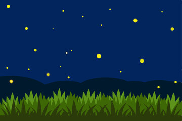 night sky with stars and clouds