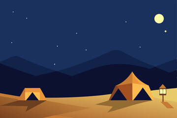 landscape with pyramids