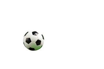 Fototapeta premium soccer ball on white background
