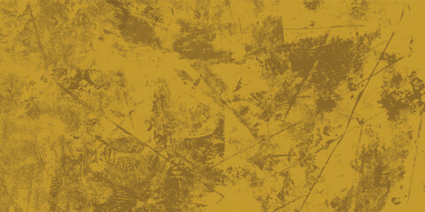 Detailed Macro Shot of a Golden Brown Scratched and Painted Surface
