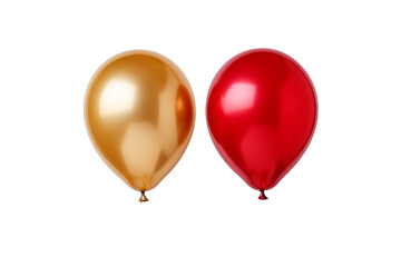 Red and Gold Balloons	
