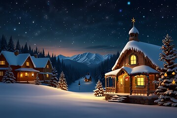 Fototapeta premium Festive christmas celebration background with decorated fir tree, ornaments, and holiday balls