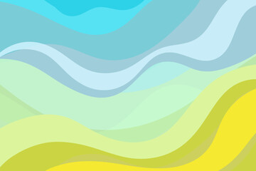 abstract background with waves