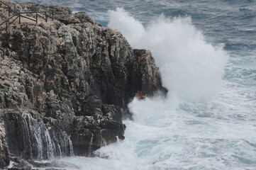 Ciolo bay  on Adriatic sea, Italy