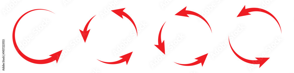 Poster refresh icon vector. green recycle vector icon symbol. repeat and reload icons set and arrow rotatio