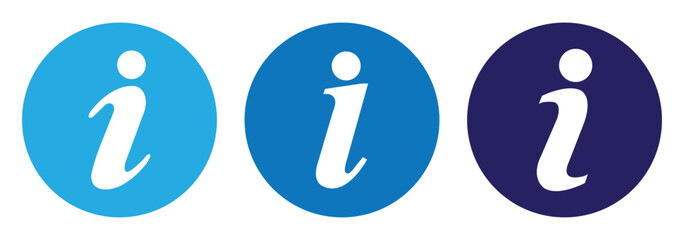 information icon - info symbol . hint information . vector illustration on blank background.