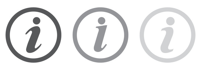 information icon - info symbol . hint information . vector illustration on blank background.