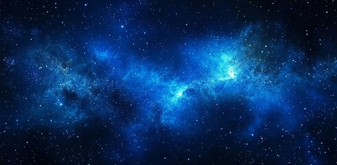 The HDRI spherical panorama environment map is depicted as a 360-degree space scene, showcasing a gigantic, glowing nebula and young stars, with equirectangular projection used in its creation