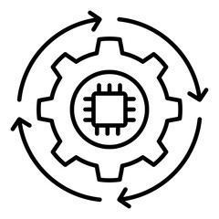 Obraz premium Automation Icon