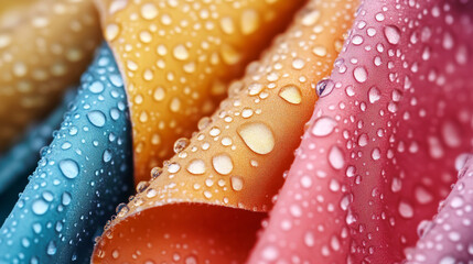 Non-toxic water-repellent color coatings for baby fabrics that remain soft and breathable.