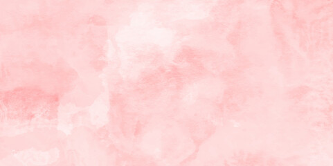 Fototapeta premium Light pink background with hand paint watercolor alpha grunge texture. pink watercolor marble grunge. soft pink watercolor texture with brush painted watercolor stains. hand drawn vector texture.