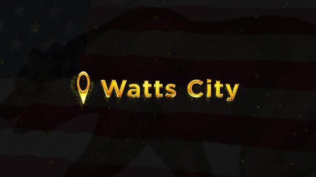 Watts City Logo Animation Banner 