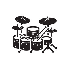 Crashing Accents: A Stunning Collection of Cymbals Vector Silhouettes Capturing the Iconic Shape, Metallic Resonance, and Dynamic Energy of This Essential Percussion Instrument.
