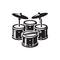 Crashing Accents: A Stunning Collection of Cymbals Vector Silhouettes Capturing the Iconic Shape, Metallic Resonance, and Dynamic Energy of This Essential Percussion Instrument.
