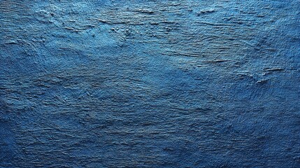 Deep Blue Surface with Rough Grunge Texture for Creative Use