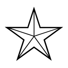 3d silver star
