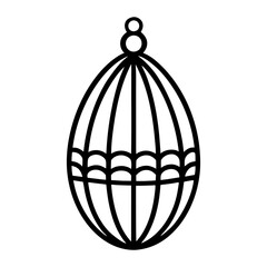 Easter earring laser cut SVG file vector illustration