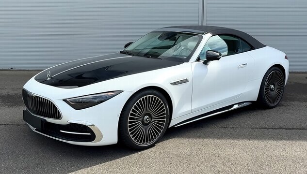 Mercedes Maybach 2026 sports car on the road