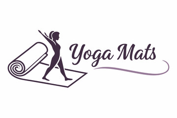 Yoga Mats logo vector