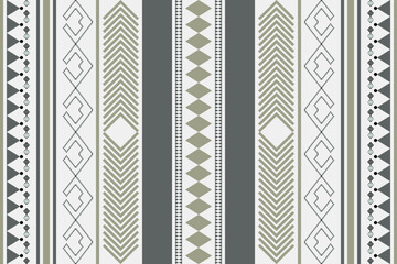 Southwest pattern of abstract geometric shape with brown and grey. Ethnic pattern seamless background. Tribal, line, triangle, timeless, embroidery, motifs for cloth, home decoration, textile, texture