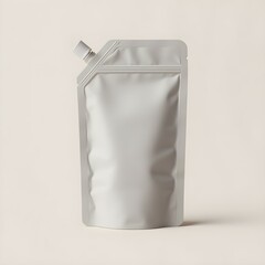 Hair Mask Pouch with Matte Finish and Tear Notch – Modern Haircare Packaging Mockup