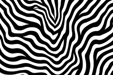 Stylish Monochrome Zebra Texture for Modern Designs and Fashion