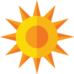 sun vector clipart