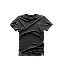 Black t-shirt mockup front side