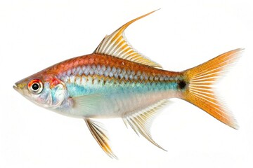 Fototapeta premium goldfish on white background