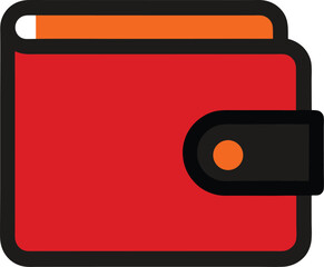 Fototapeta premium wallet vector clipart