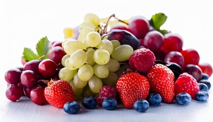 berries and grapes